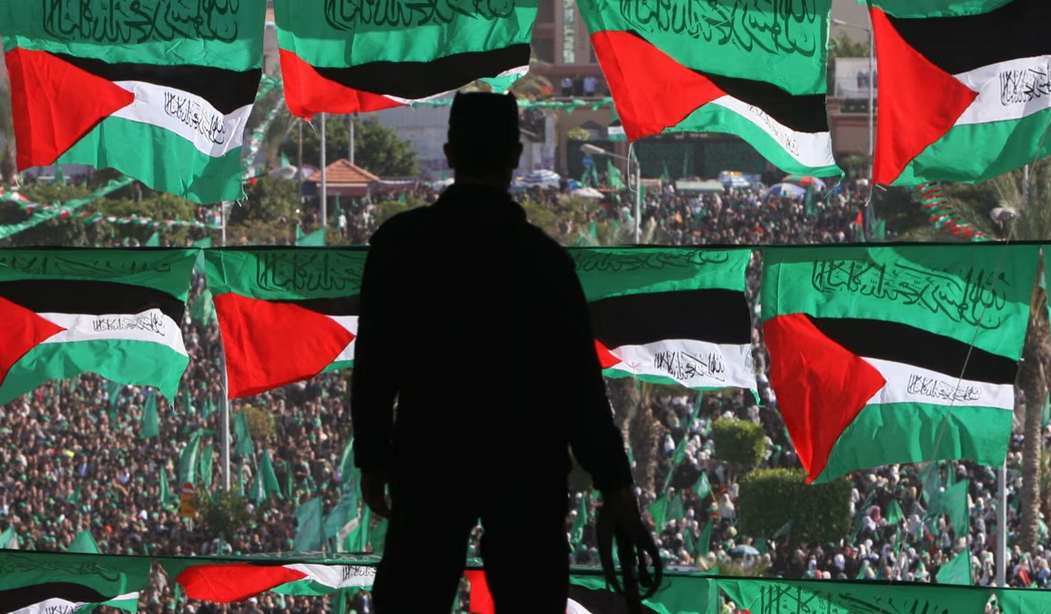 Përvjetori i themelimit të Hamasit në Gaza 2008. Foto Mahmud Hams AFP/Getty Images
